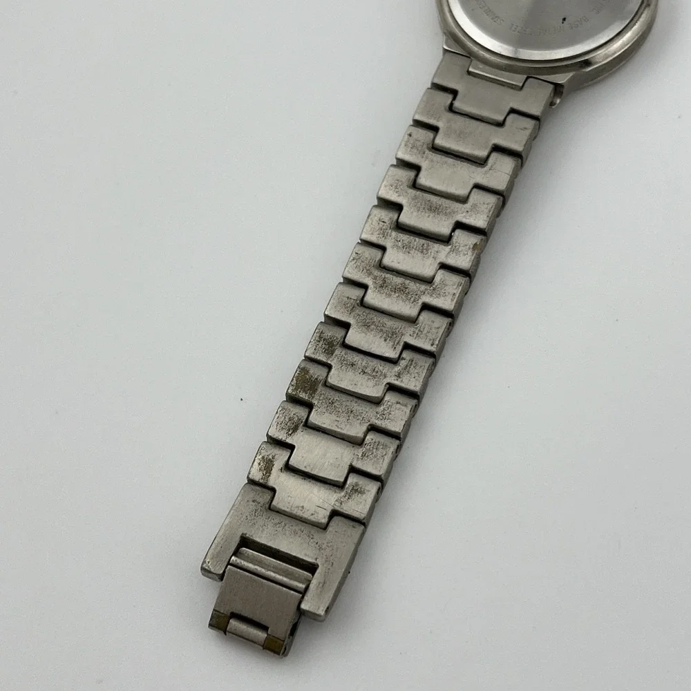 Merona‎ Watch Men 31mm Silver Case 7.25